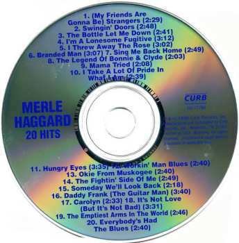 CD Merle Haggard: 20 Hits