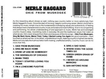CD Merle Haggard: Okie From Muskogee