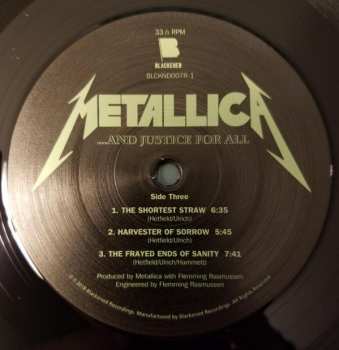 2LP Metallica: ...And Justice For All
