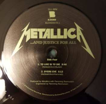 2LP Metallica: ...And Justice For All