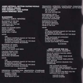 CD Metallica: ...And Justice For All