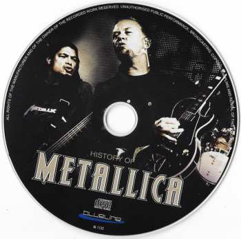 CD Metallica: History Of Metallica