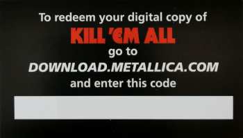 4LP/5CD/DVD/Caja Metallica: Kill 'Em All DLX | NUM | PIC | LTD