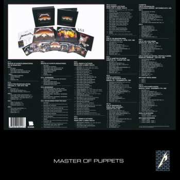 3LP/10CD/2DVD/Caja/MC Metallica: Master Of Puppets DLX | LTD | NUM