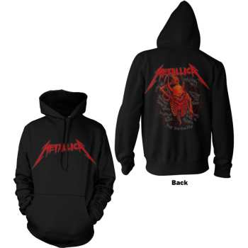 Mercancía Metallica: Metallica Unisex Pullover Hoodie: Skull Screaming Red (back Print) (small) S
