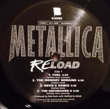 2LP Metallica: Reload