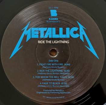 LP Metallica: Ride The Lightning