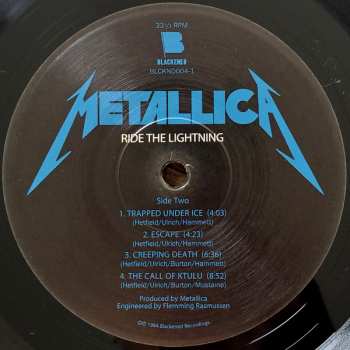 LP Metallica: Ride The Lightning