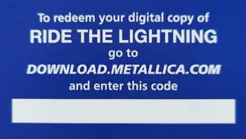 4LP/6CD/DVD/Caja Metallica: Ride The Lightning DLX | LTD | NUM | PIC