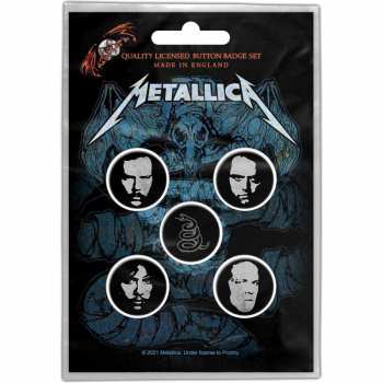 Merch Metallica: Juego de placas Wherever I May Roam
