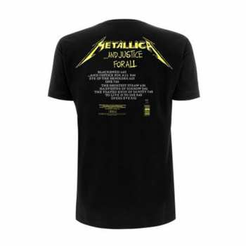 Mercancía Metallica: Tričko And Justice For All Tracks S