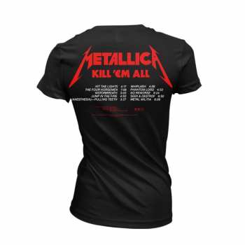 Mercancía Metallica: Tričko Dámské Kill Em All Tracks (black) S