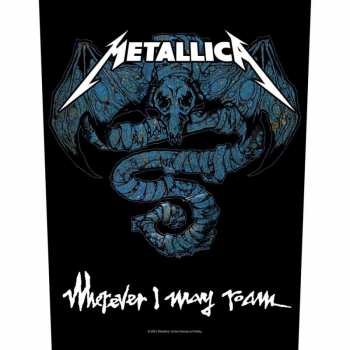 Merch Metallica: Aplicación en la espalda Wherever I May Roam