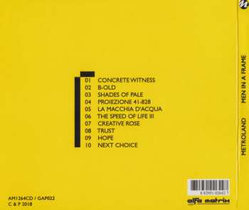 CD Metroland: Men In A Frame