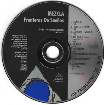 CD Mezcla: Fronteras De Sueños