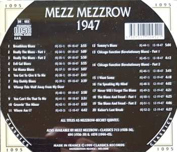 CD Mezz Mezzrow: 1947
