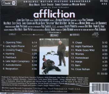CD Michael Brook: Affliction (Original Motion Picture Soundtrack)