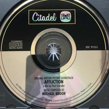 CD Michael Brook: Affliction (Original Motion Picture Soundtrack)