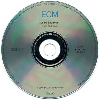 CD Michael Mantler: Hide And Seek