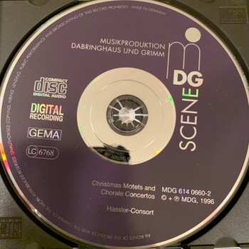 CD Michael Praetorius: Weihnachtliche Motetten Und Lieder: Christmas Motets And Chorale Concertos