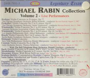 3CD/Caja Michael Rabin: Collection Vol.2 . Violin Concertos (Live Performances)