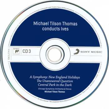 4CD/Caja The Chicago Symphony Orchestra: Michael Tilson Thomas Conducts Ives