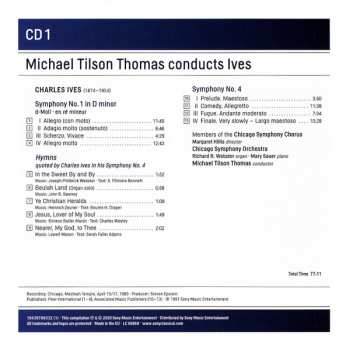 4CD/Caja The Chicago Symphony Orchestra: Michael Tilson Thomas Conducts Ives