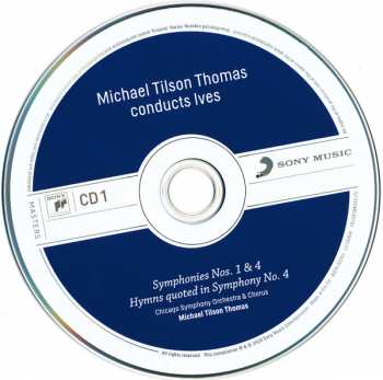 4CD/Caja The Chicago Symphony Orchestra: Michael Tilson Thomas Conducts Ives