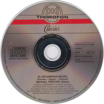 CD Michael Tröster: El Decameron Negro