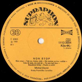 LP Michal David: Non Stop
