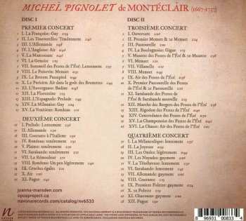 2CD Michel Pignolet de Montéclair: Concerts Pour la Flûte Traversière Avec la Basse Chiffrée