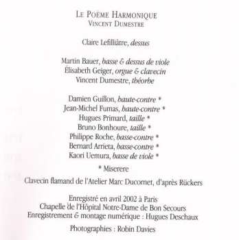 2CD Michel Richard Delalande: Tenebræ