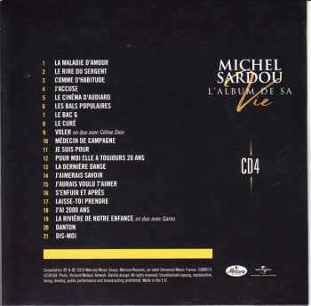 5CD/Caja Michel Sardou: L'album De Sa Vie