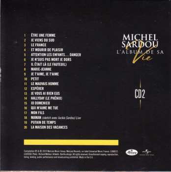5CD/Caja Michel Sardou: L'album De Sa Vie