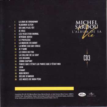 5CD/Caja Michel Sardou: L'album De Sa Vie