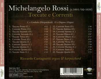 CD Michelangelo Rossi: Music For Organ And Harpsichord