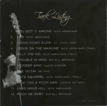 CD Mick Abrahams Band: Live In Forli