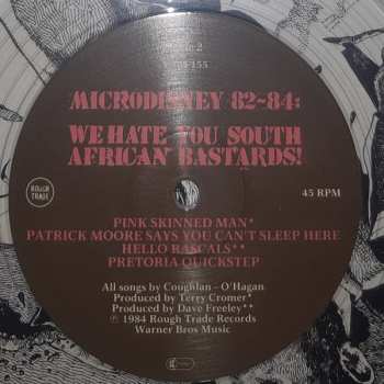 LP Microdisney: 82-84: We Hate You South African Bastards! CLR