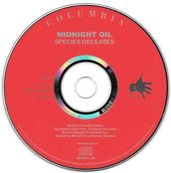 CD Midnight Oil: Species Deceases
