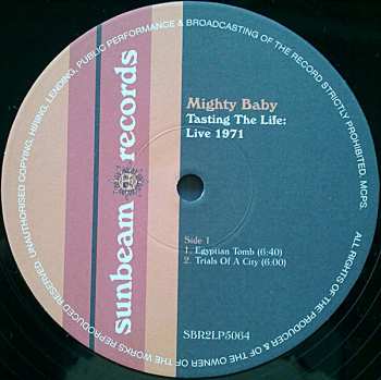 2LP Mighty Baby: Tasting The Life: Live 1971