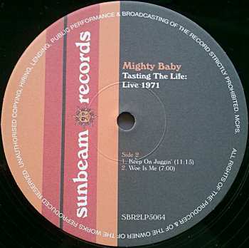 2LP Mighty Baby: Tasting The Life: Live 1971