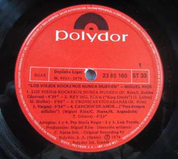LP Miguel Ríos: Los Viejos Rockeros Nunca Mueren