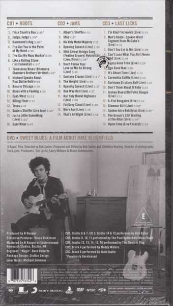 3CD/DVD/Caja Mike Bloomfield: From His Head To His Heart To His Hands