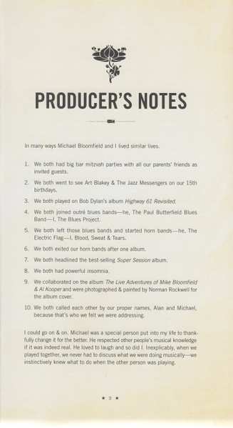 3CD/DVD/Caja Mike Bloomfield: From His Head To His Heart To His Hands