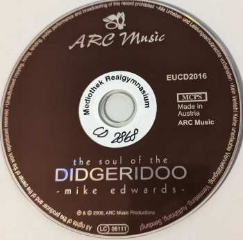 CD Mike Edwards: The Soul Of The Didgeridoo