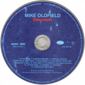 CD Mike Oldfield: Discovery