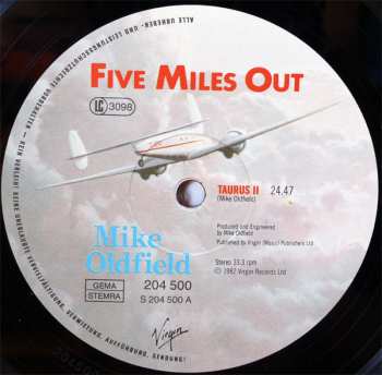 LP Mike Oldfield: Five Miles Out