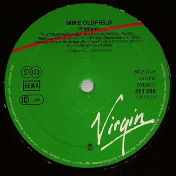 LP Mike Oldfield: Platinum