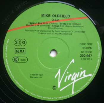 LP Mike Oldfield: QE2