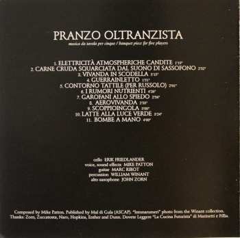 CD Mike Patton: Pranzo Oltranzista